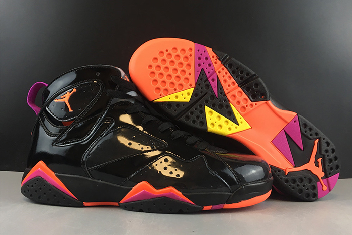 Air Jordan 7 WMNS Black Patent Leather 313358-006