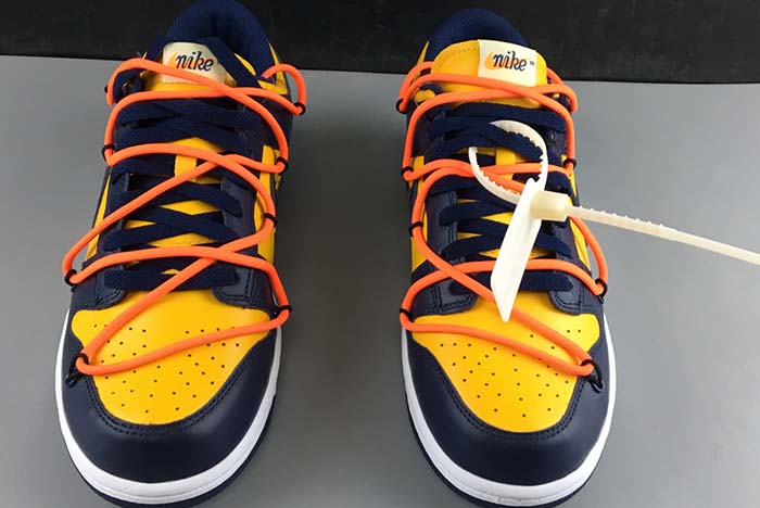 NIKE DUNK LOW OFF-WHITE MICHIGAN - CT0856-700