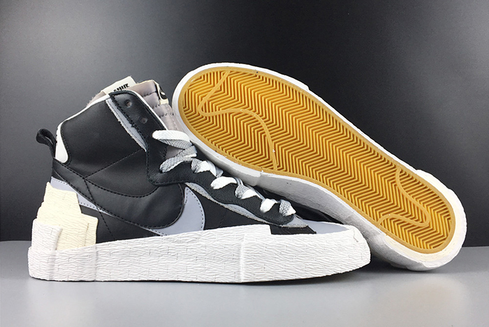 NIKE BLAZER HIGH SACAI WHITE-GREY - BV0072-002