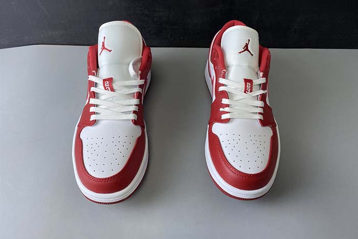 Air Jordan 1 Low GYM RED/GYM RED-WHITE 553558-611