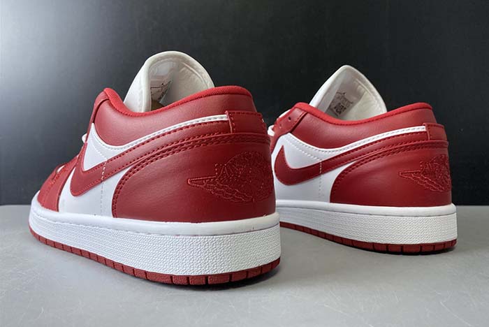 Air Jordan 1 Low GYM RED/GYM RED-WHITE 553558-611