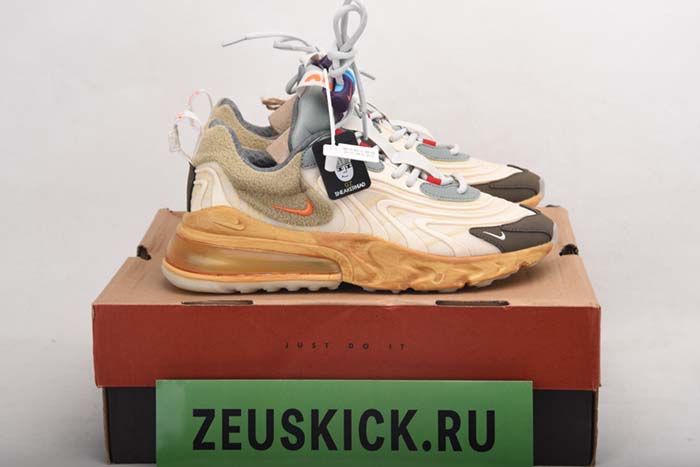 NIKE AIR MAX 270 REACT TRAVIS SCOTT - CT2864-200