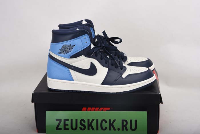 AIR JORDAN 1 OBSIDIAN UNIVERSITY BLUE 555088-140