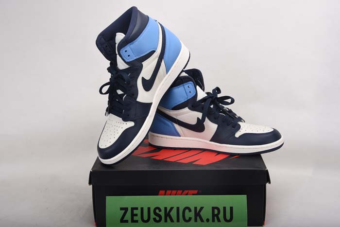 AIR JORDAN 1 OBSIDIAN UNIVERSITY BLUE 555088-140