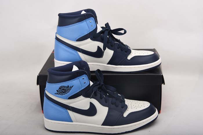 AIR JORDAN 1 OBSIDIAN UNIVERSITY BLUE 555088-140