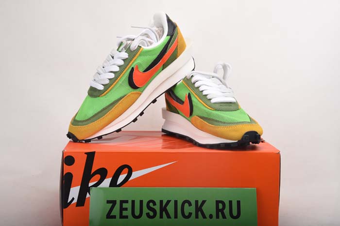 NIKE LD WAFFLE SACAI GREEN MULTI - BV0073-300