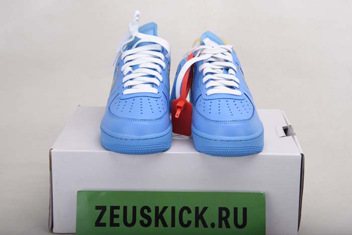 OFF-WHITE NIKE AIR FORCE 1 MCA BLUE CI1173-400