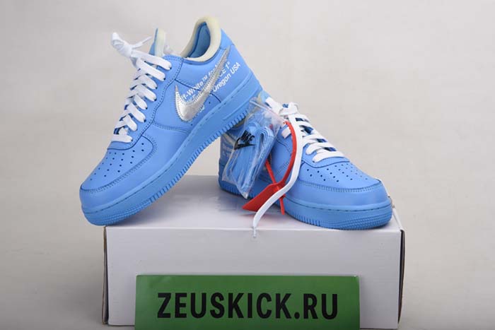 OFF-WHITE NIKE AIR FORCE 1 MCA BLUE CI1173-400