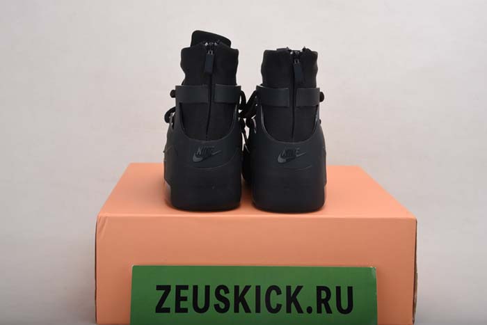 NIKE AIR FEAR OF GOD 1 TRIPLE BLACK - AR4237-005