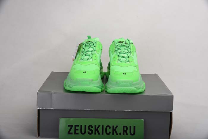 BALENCIAGA TRIPLE S NEON GREEN - 541624 W09OL 3801