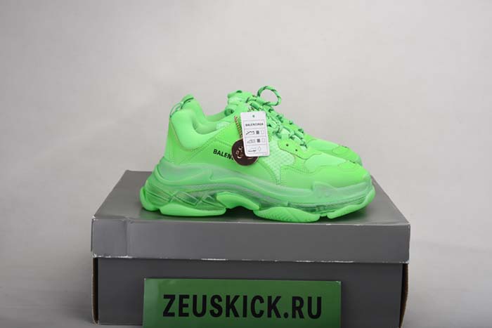 BALENCIAGA TRIPLE S NEON GREEN - 541624 W09OL 3801