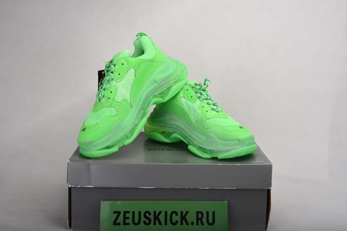 BALENCIAGA TRIPLE S NEON GREEN - 541624 W09OL 3801