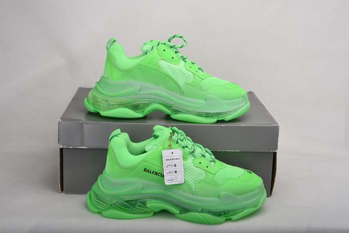 BALENCIAGA TRIPLE S NEON GREEN - 541624 W09OL 3801