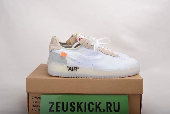 NIKE AIR FORCE 1 LOW OFF-WHITE All White AO4606-100