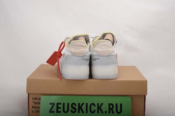 NIKE AIR FORCE 1 LOW OFF-WHITE All White AO4606-100