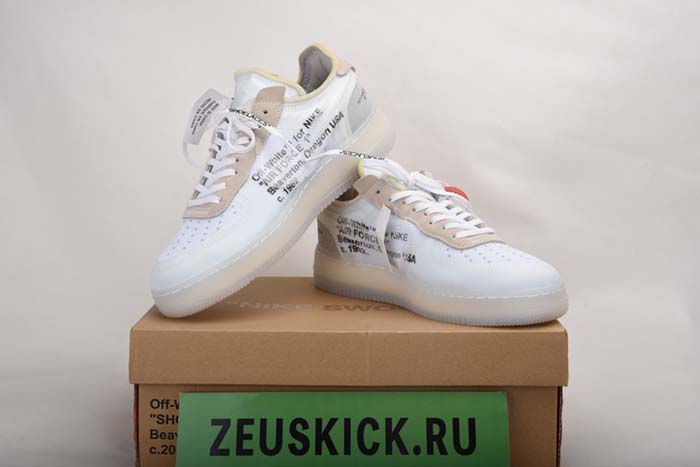 NIKE AIR FORCE 1 LOW OFF-WHITE All White AO4606-100