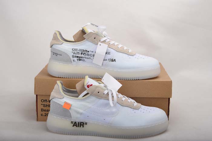 NIKE AIR FORCE 1 LOW OFF-WHITE All White AO4606-100