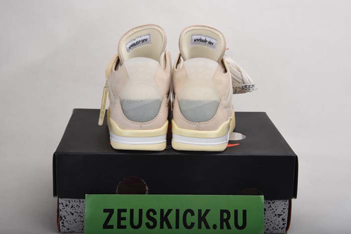 Off-White x Air Jordan 4 “Sail”- CV9388-100