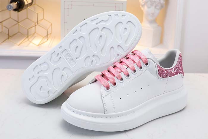 ALEXANDER MCQUEEN SOLE SNEAKERS -462214-WHGP7-9374 PINK SEQUINS