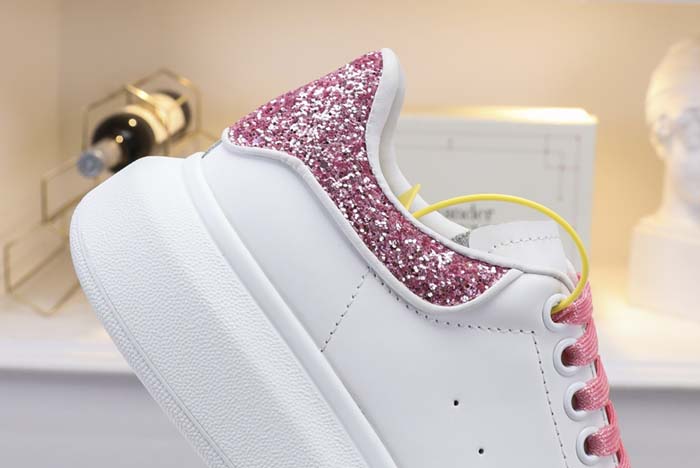 ALEXANDER MCQUEEN SOLE SNEAKERS -462214-WHGP7-9374 PINK SEQUINS