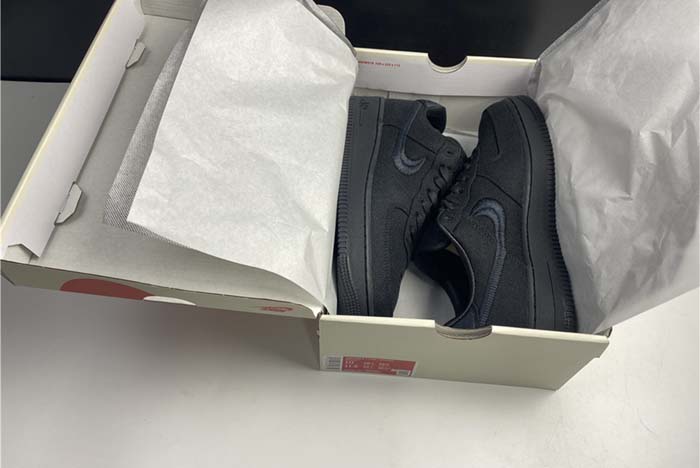 Stussy x Nike Air Force 1 Low “Black” CZ9084-001