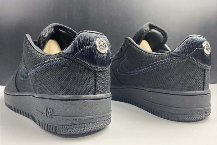 Stussy x Nike Air Force 1 Low “Black” CZ9084-001