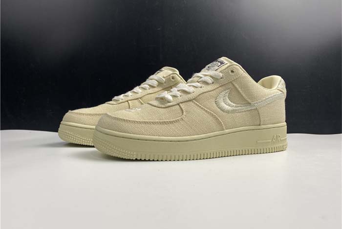 Stussy x Nike Air Force 1 Low “Fossil Stone”