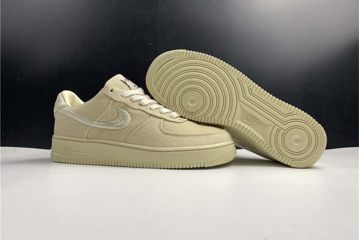 Stussy x Nike Air Force 1 Low “Fossil Stone”