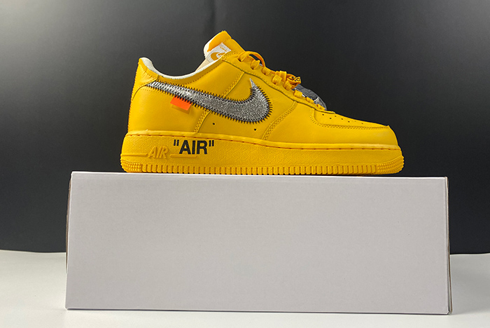 Off-White x Nike Air Force 1 University Gold DD1876-700