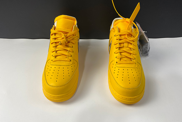 Off-White x Nike Air Force 1 University Gold DD1876-700