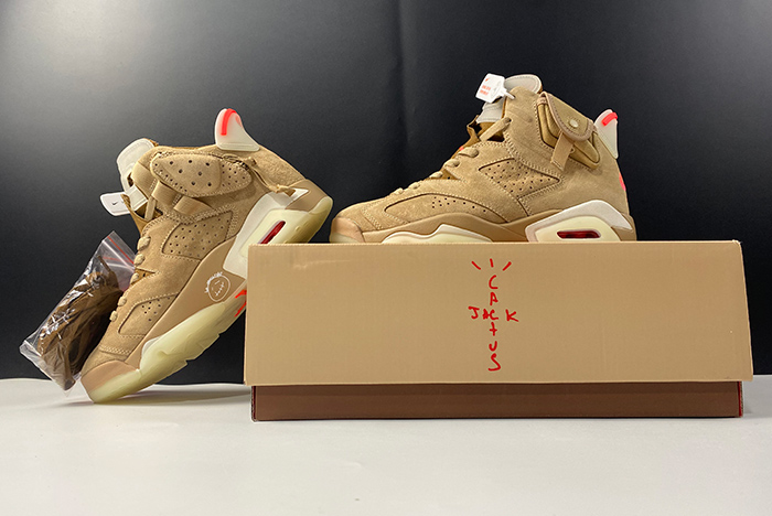 Jordan 6 Retro Travis Scott British Khaki DH0690-200