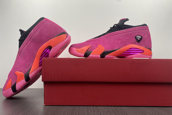 Air Jordan 14 Low WMNS “Shocking Pin  DH4121-600