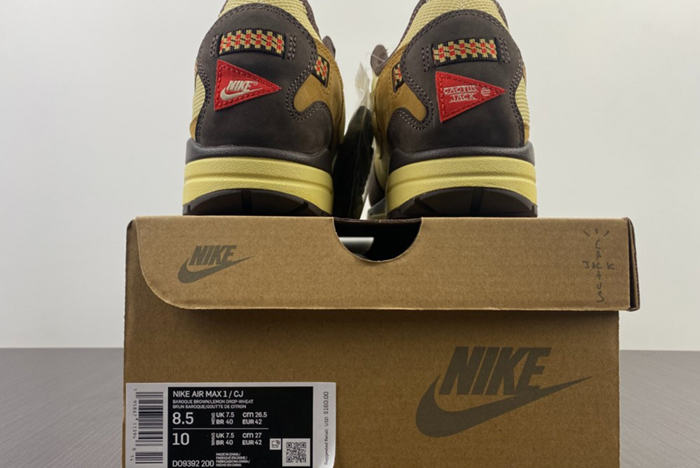 Travis Scott x Nike Air Max 1 Colorway Has Surfaced DO9392-200