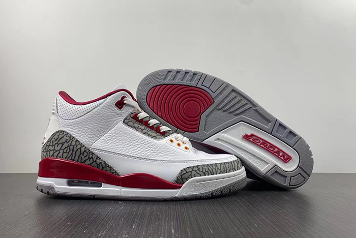 Air Jordan 3 Cardinal Red CT8532-126