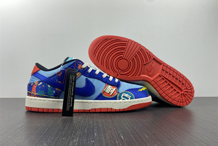 NIKE Dunk Low Firecracker  DH4966-446