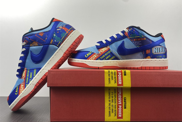 NIKE Dunk Low Firecracker  DH4966-446