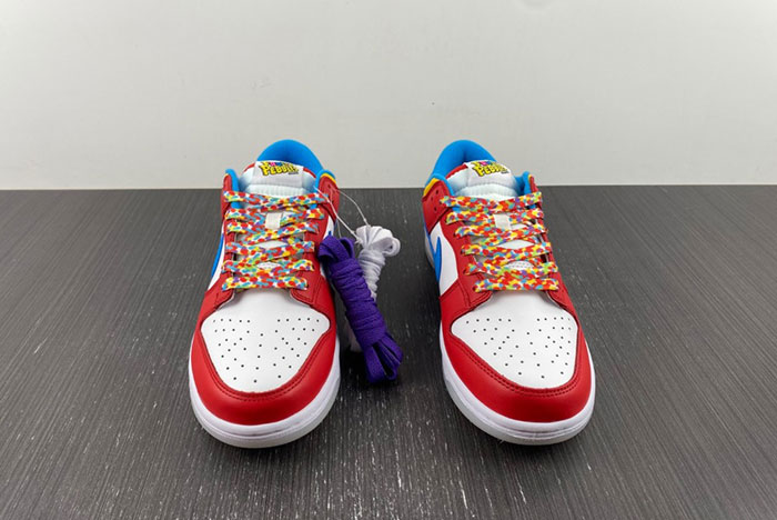 LeBron James x Nike Dunk Low Fruity Pebbles