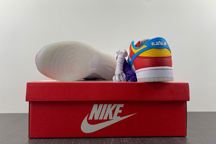 LeBron James x Nike Dunk Low Fruity Pebbles