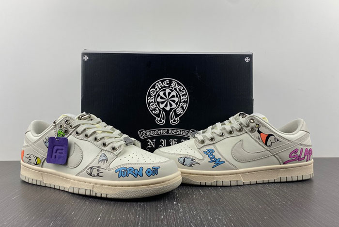 Nike Dunk Low Chrome Hearts  DD1503-107