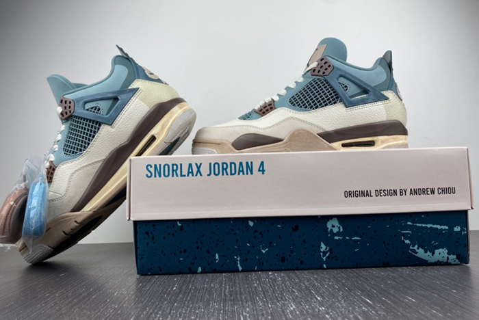 Air Jordan 4 Snorlax Custom”