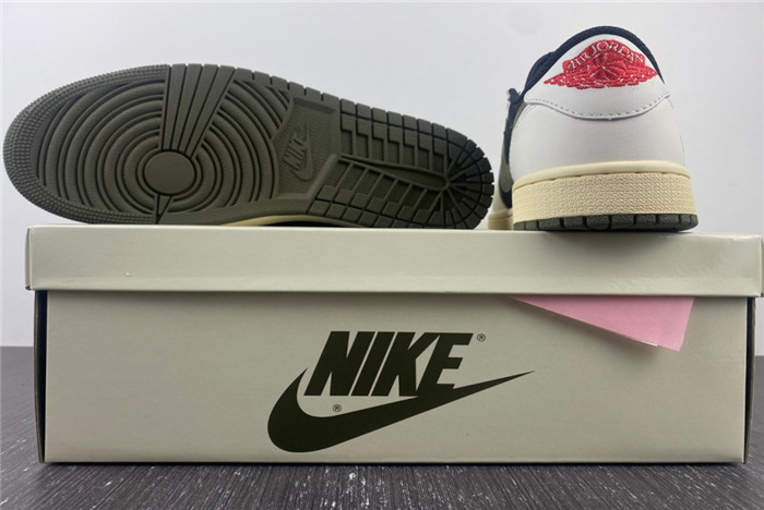 Travis Scott x Air Jordan 1 Low OG Olive DZ4137-106