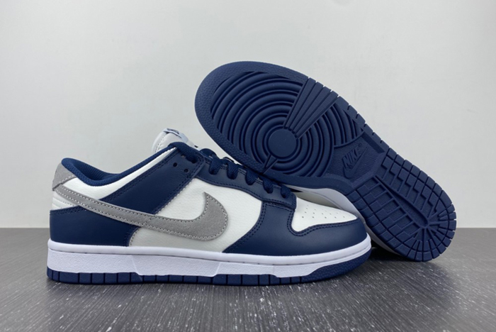 Nike Dunk Low Summit White Midnight Navy