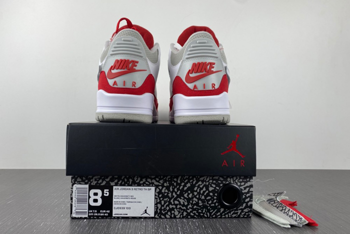 Jordan 3 Retro Tinker White University Red CJ0939-100