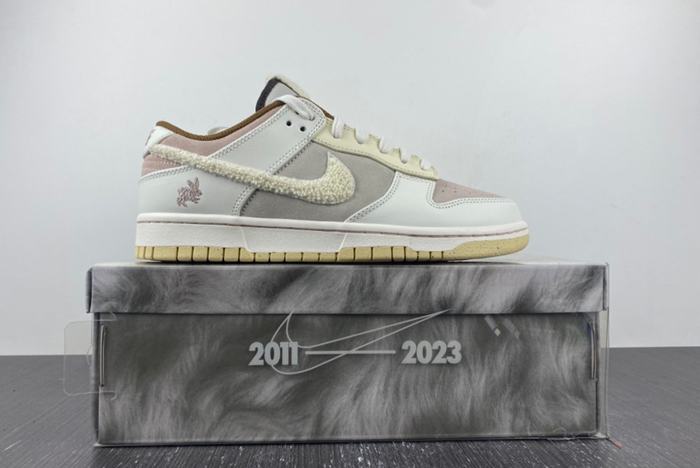 Nike Dunk Low Retro PRM Year of the Rabbit Fossil Stone FD4203-211 X