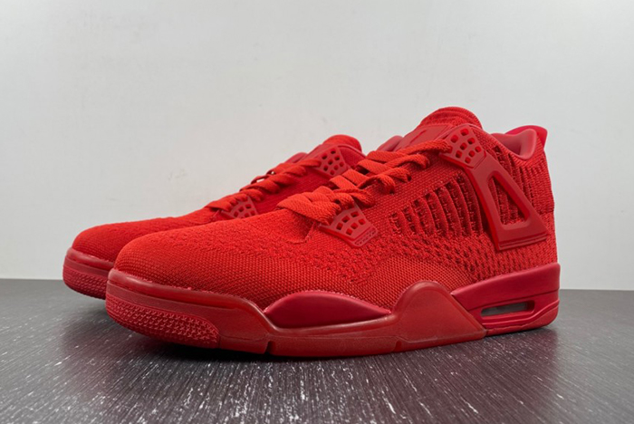 JORDAN 4 RETRO FLYKNIT RED - AQ3559-600