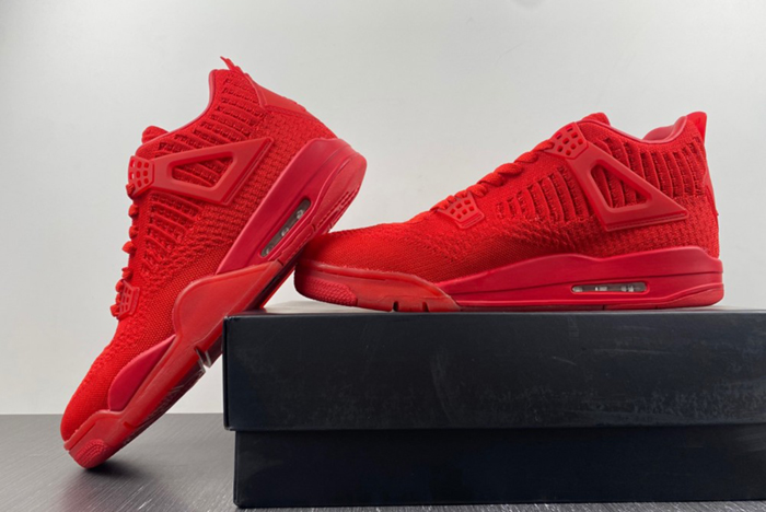 JORDAN 4 RETRO FLYKNIT RED - AQ3559-600