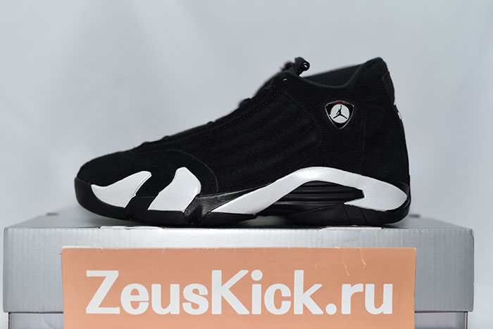 Jordan 14 Retro Black White  487471-016