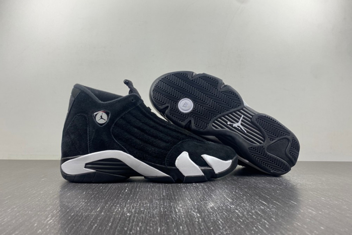 Jordan 14 Retro Black White  487471-016