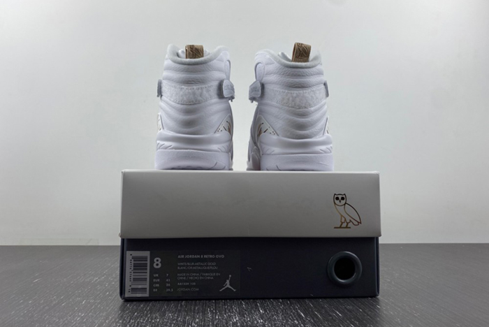 Jordan 8 Retro OVO White