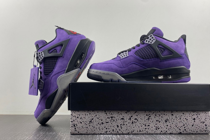 Jordan 4 Retro Travis Scott Purple (Friends and Family)